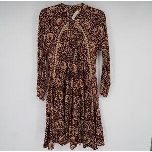 Natalie Martin Fiore Dress in Burgundy, XS